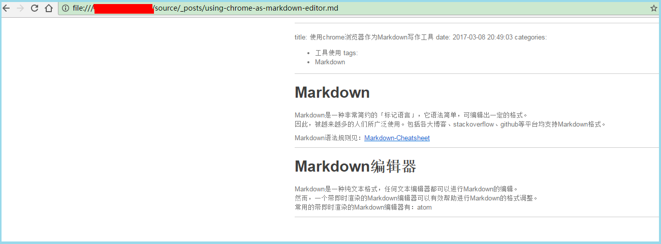 chrome-markdown